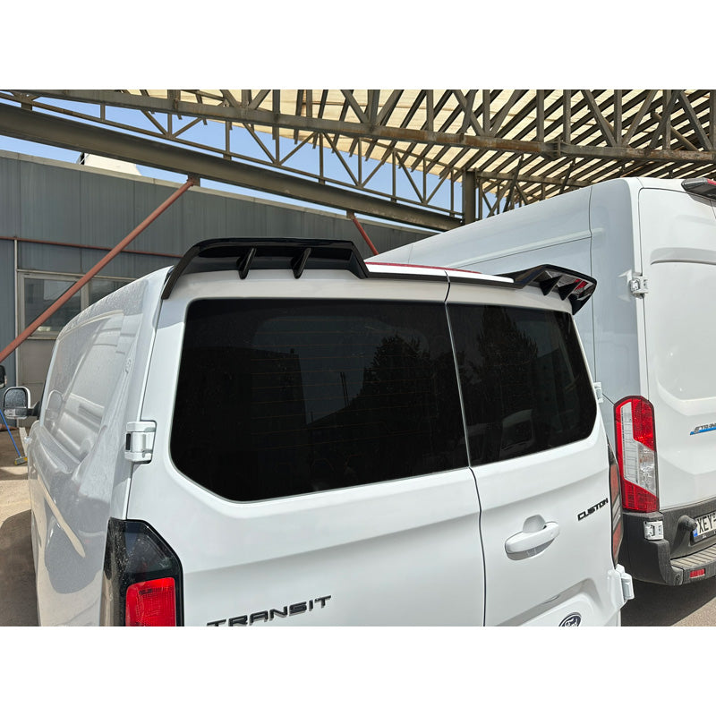 Motordrome, Roof spoiler V.2, fits Ford Transit Custom (V710) 2023- (with 2 rear doors) (PU)