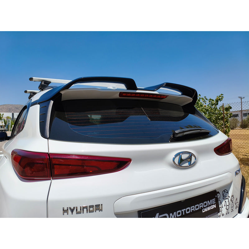 Motordrome, Roof spoiler, Polyurethane, fits Hyundai Kona mk1 Facelift (2020-2023)
