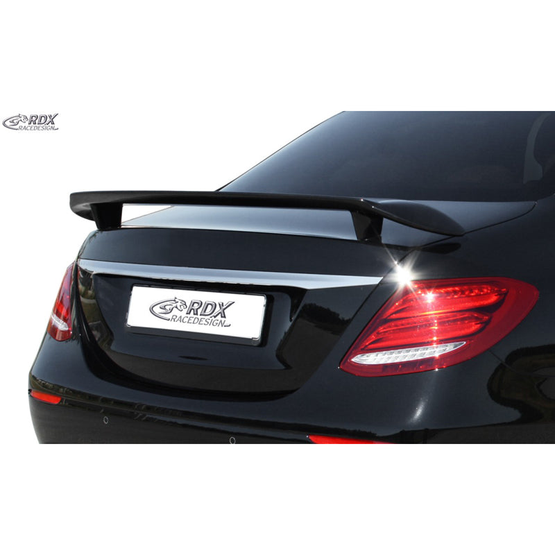 RDX Racedesign, Trunk spoiler, fits Mercedes E-Class W213 Sedan 2016- (PU)