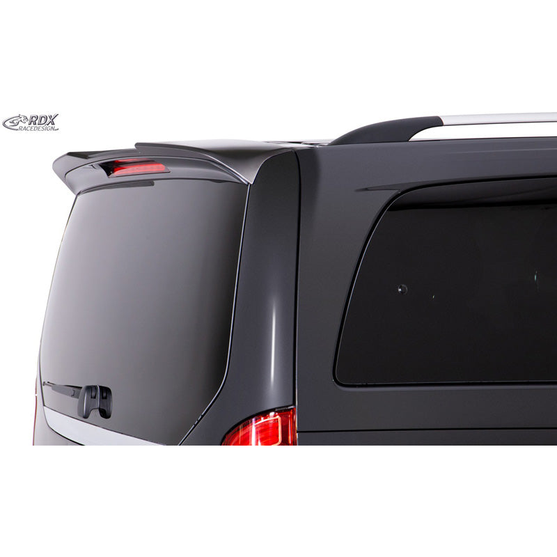 RDX Racedesign, roof spoiler, fits Mercedes V-Class W447 2014- incl. AMG-Line & EQV 2020- (with rear hatch) (PUR-IHS)