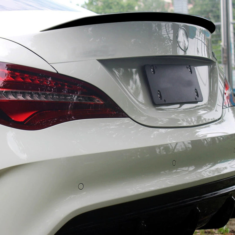AutoStyle, Bagspoiler, ABS Blank Sort, passer til Mercedes CLA C117 Coupe (2013-2019)