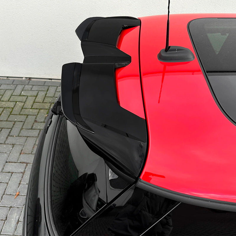 AutoStyle, dakspoiler, 2-delig, glanzend zwart, past op Mini F65/F66/J01 Cooper S JCW (2024-)