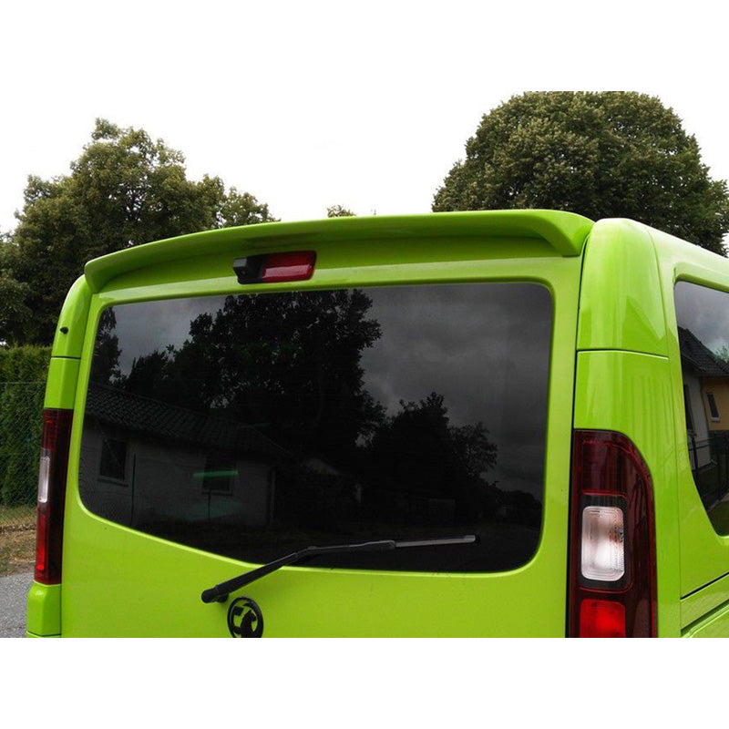 Motordrome, Roof spoiler, Fits Nissan Primastar/NV300 & Opel Vivaro & Renault Trafic & Fiat Talento (Models with rear hatch) (PU)