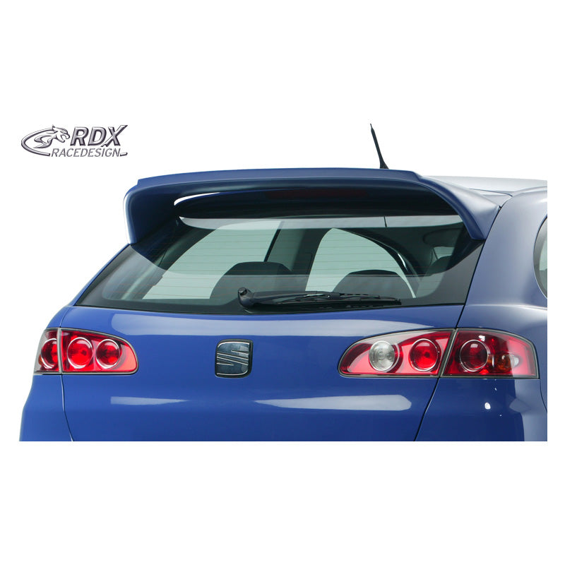 RDX Racedesign, aileron de toit, compatible avec Seat Ibiza 6L 3/5-doors 2002-2008 'Big' (PUR-IHS)