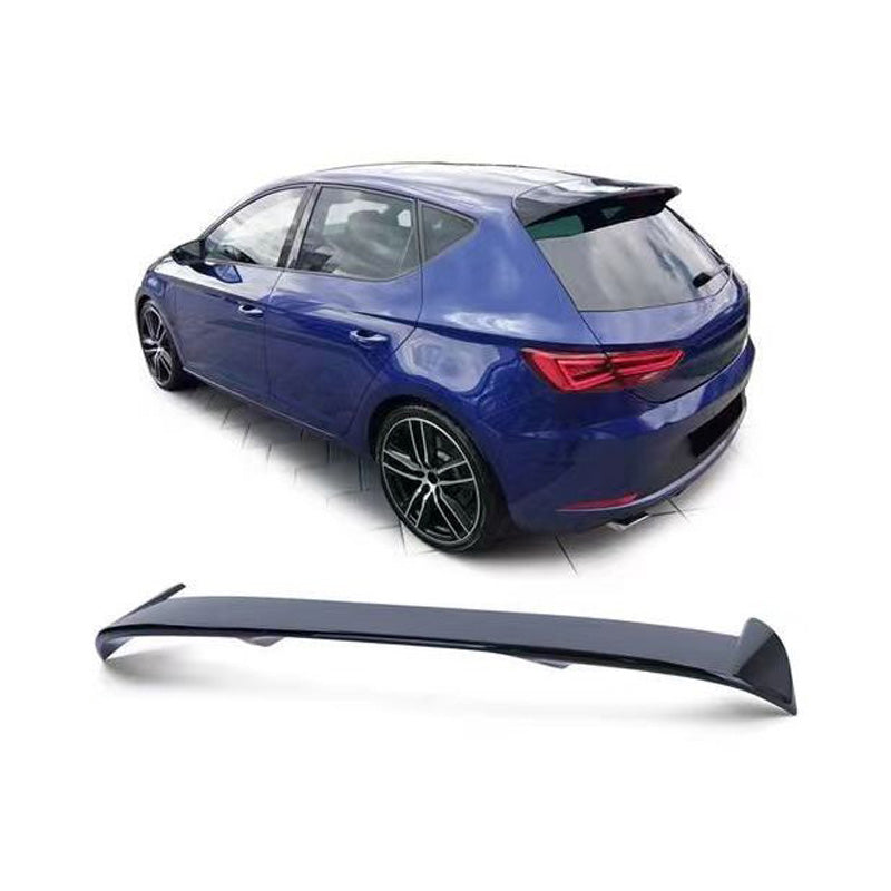 AutoStyle, Roof spoiler for Seat Leon 5F - 2013-2020 - ABS Glossy Black