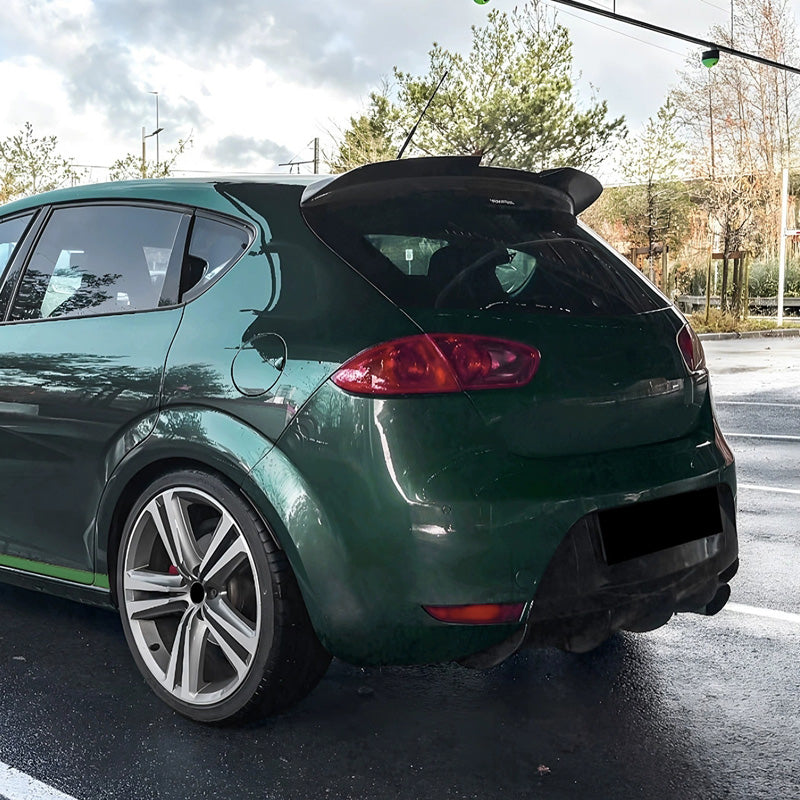 AutoStyle, Roof Spoiler, ABS Gloss Black, fits Seat Leon 1P 5-door Facelift (2009-2012)