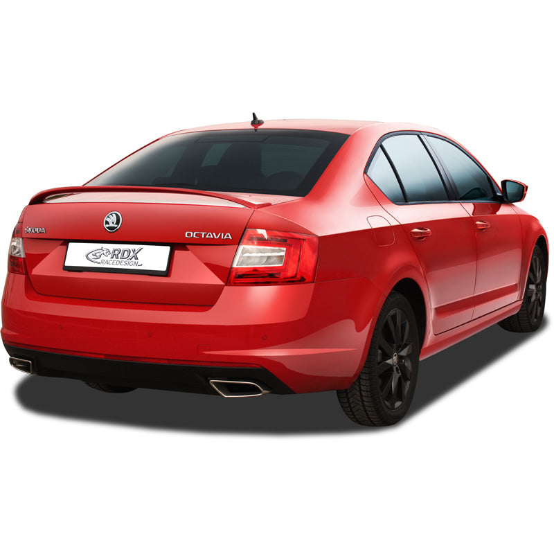 RDX Racedesign, Rear spoiler, fits Skoda Octavia III Sedan 2013-2017 & FL 2017-2020 'RS-Look' (PUR-IHS)