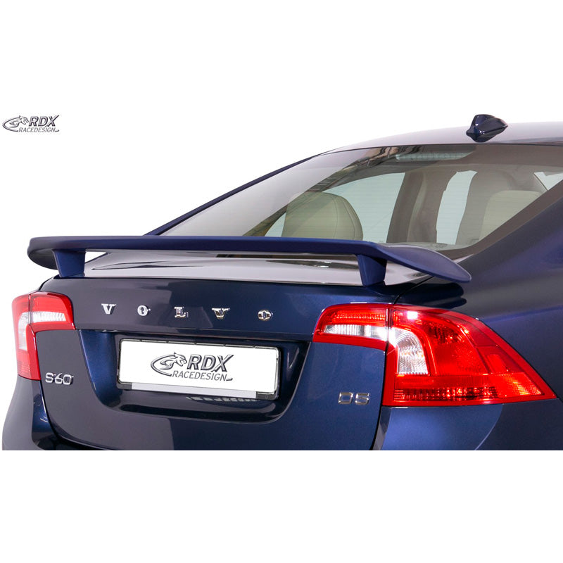 RDX Racedesign, Trunk spoiler, fits Volvo S60 2013-2018 (PUR-IHS)