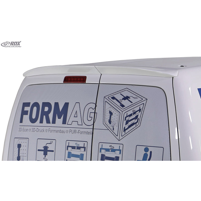 RDX Racedesign, aileron de toit, compatible avec Volkswagen Caddy 2004-2015 & 2015-2020 (avec 2 portes arrière) (PUR-IHS)