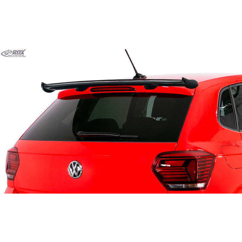 RDX Racedesign, becquet de toit, compatible avec Volkswagen Polo (AW) 2017- (PUR-IHS)