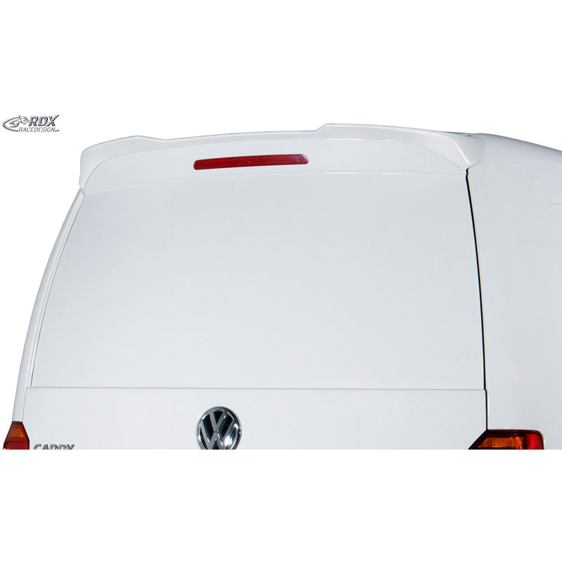 RDX Racedesign, Roof spoiler, fits Volkswagen Caddy 2015-2020 (with hatch) (PU)