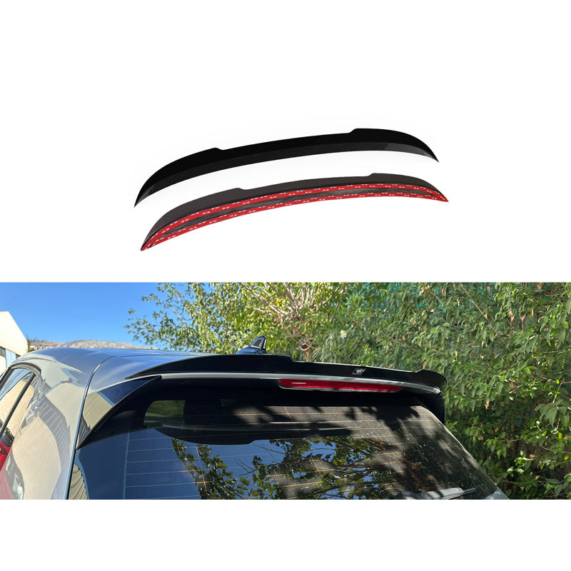 Motordrome, Roof Spoiler, ABS Glossy Black, Fits Volkswagen Golf VIII (CD1) 2020-2024 & Facelift 2024-