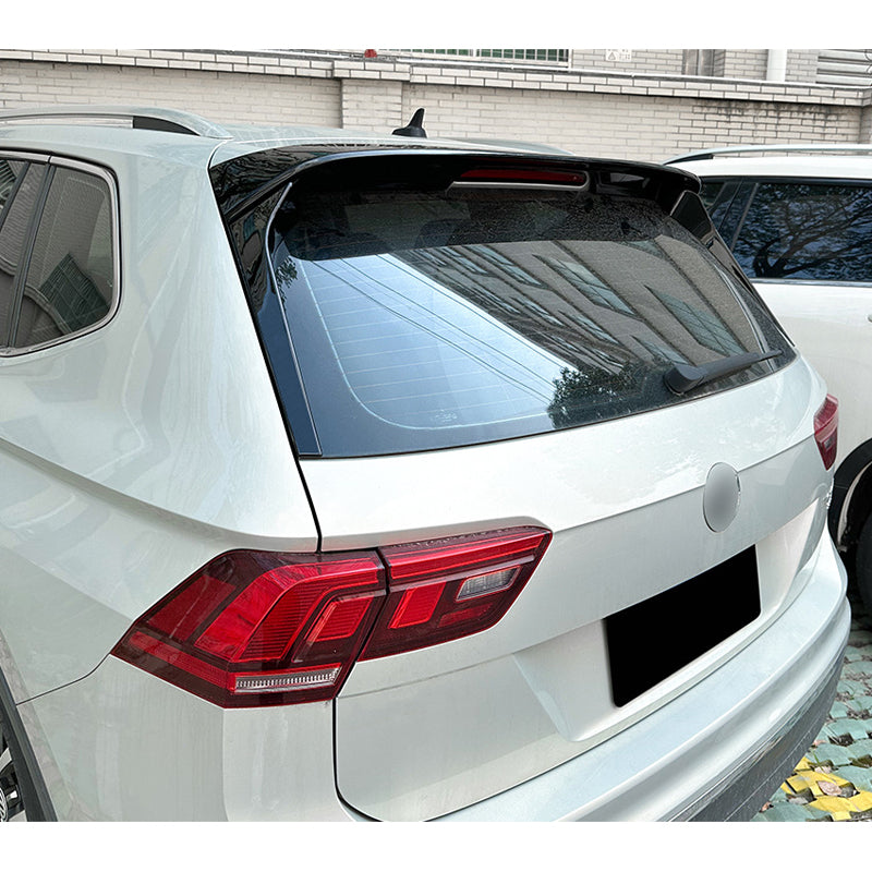 AutoStyle, Roof Spoiler, Glossy Black, Fits Volkswagen Tiguan II (2016-2024) excl. R/R-Line