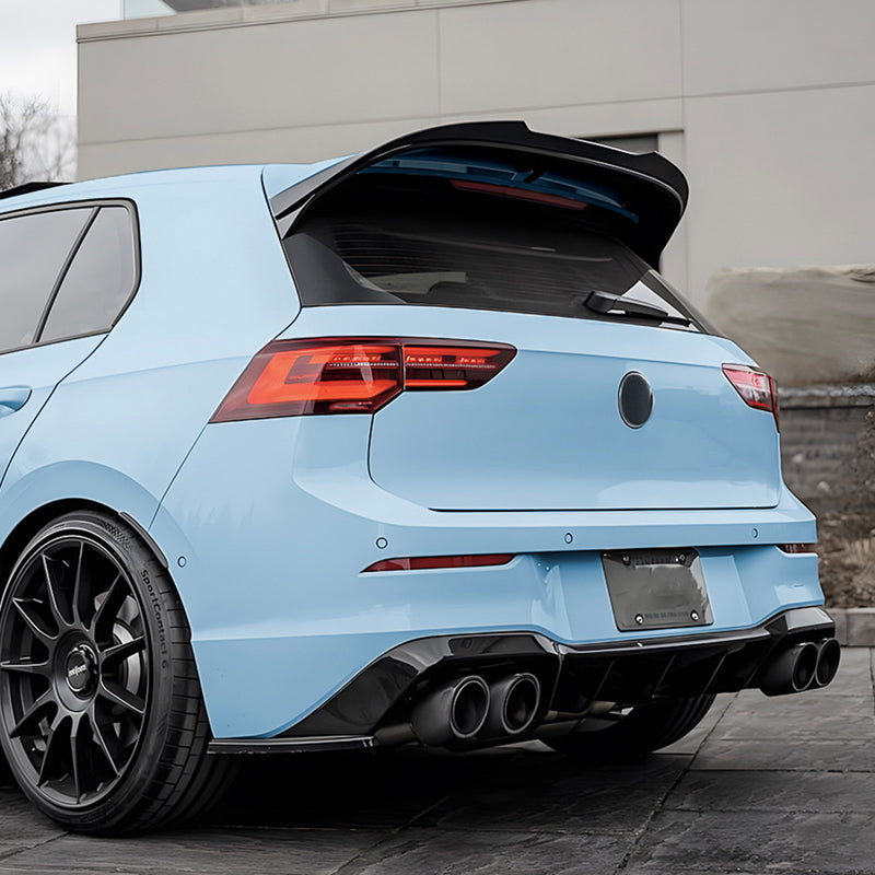 AutoStyle, Roof Spoiler, Gloss Black, fits Volkswagen Golf VIII HB 3/5-door Clubsport/GTi R (2020-)