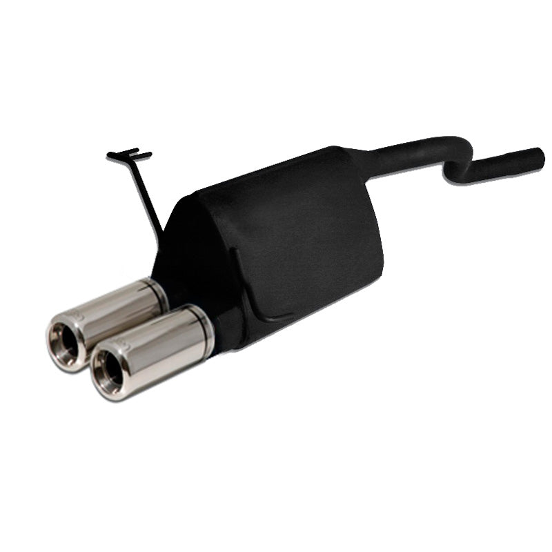 Ulter Sport, sport exhaust for Fiat Punto II, twin outlet 2x 80mm, E-marked, 1999-2005
