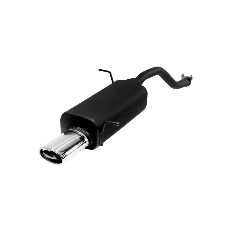 Ulter Sport, Sportuitlaat, Roestvrij staal, Past op Ford Fiesta VII HB 1.25i (2008-2014), 120x80mm, E-gemarkeerd