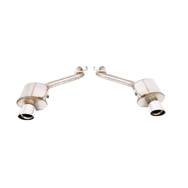 Ulter Sport, Double sports exhaust, stainless steel, fits Ford Mustang MK6 2.3 Ecoboost 213/231/233kW & 3.7 V6 224kW 2014-2017 2x 100mm