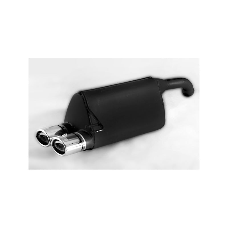Ulter Sport, Sports exhaust, Stainless steel, Fits Kia Picanto 1.0i 45kW/1.1i 48kW (2004-2011), 2x 95x65mm, E-Mark approved