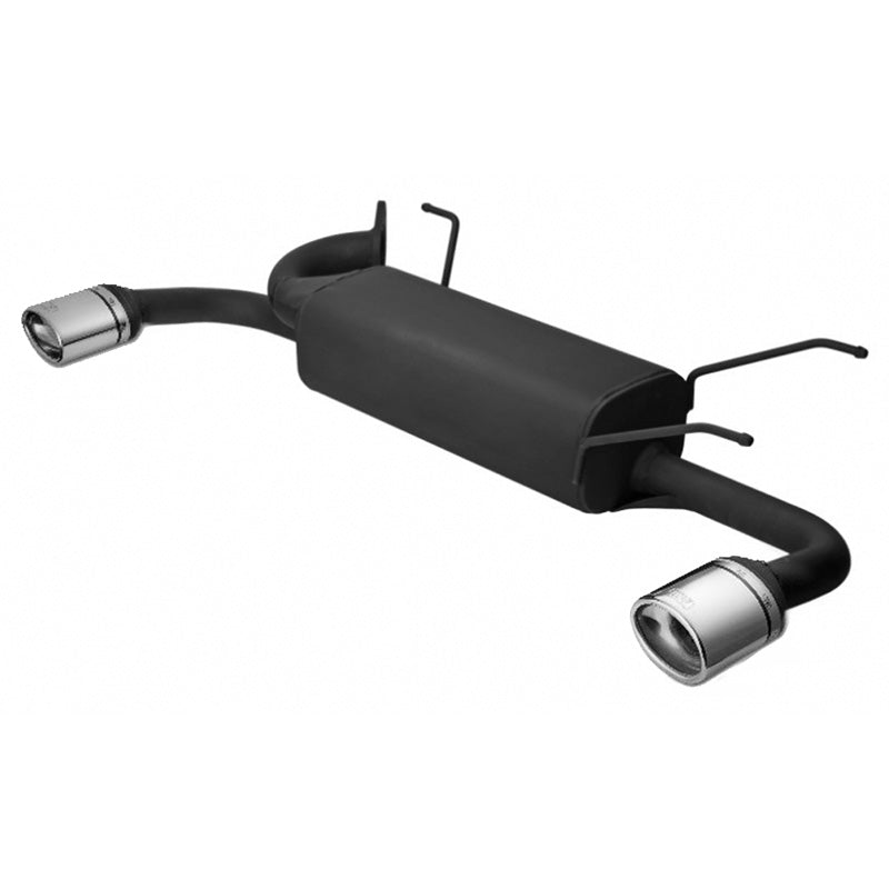 Ulter Sport, Twin sports exhaust, 120x80 mm, Fits Mazda MX-5 NB 1.6i/1.8i (1998-2005), E-mark approved