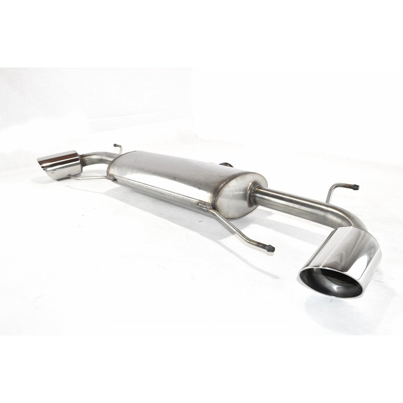 Ulter Sport, double sortie sport, acier inoxydable, convient à Mazda 3 HB 2.0 (88/121kW) 2013- (with 2 recesses in bumper) 100mm