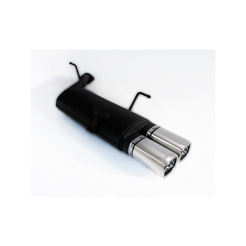 Ulter Sport, Sports exhaust, fits Opel Vectra B Facelift HB/Sedan 1.6 16V 74kW/1.8 16V 92kW/2.0 16V 100kW 1999-2002 2x 80x65mm