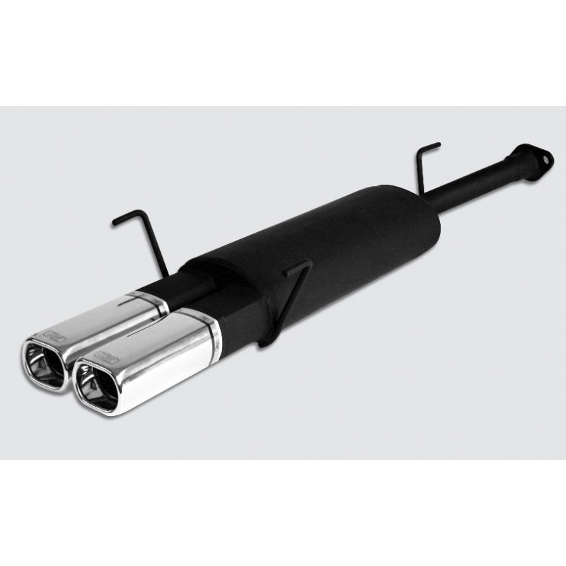 Ulter Sport, Sportuitlaat, Roestvrij staal, Past op Opel Astra G Combi 1.4-2.0 (1998-2003), 2x 80x65mm, E-goedgekeurd