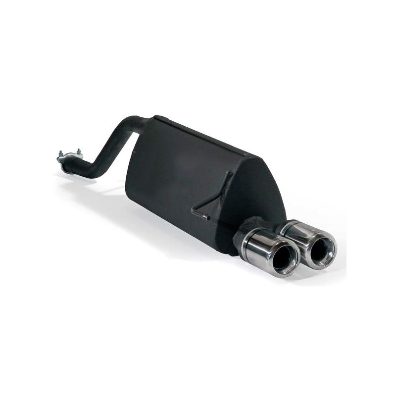 Ulter Sport, Sport exhaust, fits Opel Corsa D HB 1.0i 44kW/1.2i 59kW/1.4i 66kW 2006- 2x 80mm (excl. OPC/OPC-Line)