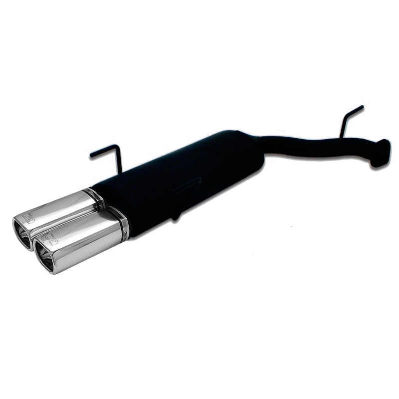Ulter Sport, Sports exhaust, Stainless steel, Fits Opel Vectra B Facelift Combi 1.6i/1.8i/2.0i (1999-2002), 2x 80x65mm, E-mark approved