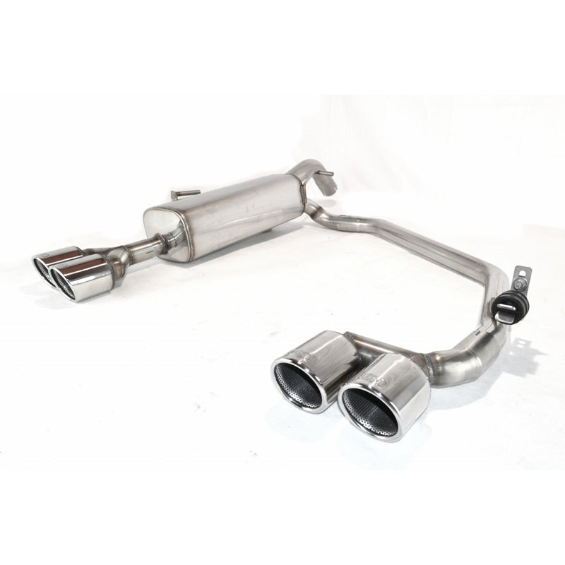Ulter Sport, Dubbele sportuitlaat, roestvrij staal, past op Peugeot RCZ 1.6THP 115kW/1.6THP 147kW/2.0 HDI 120kW 2010-2012 2x 90mm