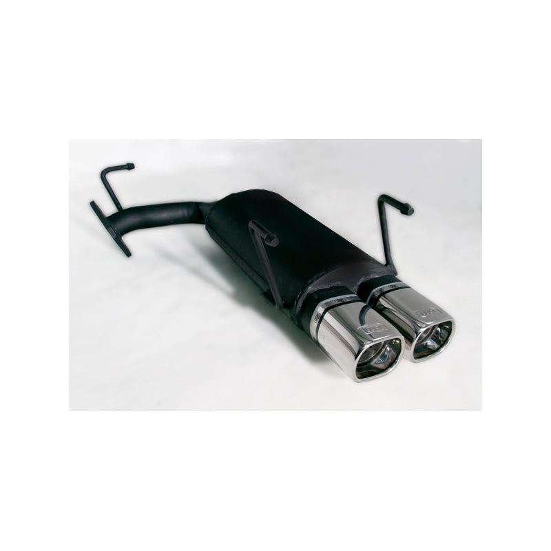 Ulter Sport, échappement sport, convient à Toyota Corolla E10 HB 1.3i 55/65kW/1.6i 84kW 1992-1997 2x 80x65mm