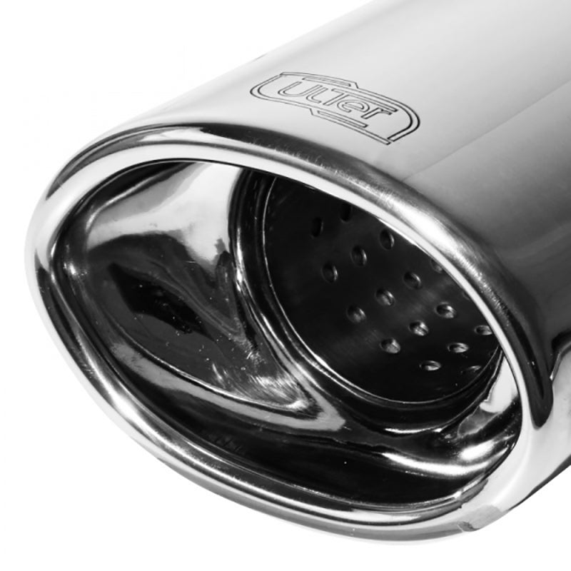 Ulter Sport, double silencieux sport, compatible avec Toyota IQ 1.0i 50kW 2009- 120x80mm