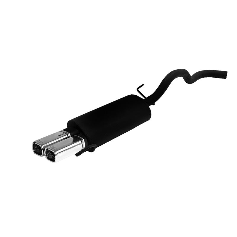Ulter Sport, Sports exhaust, fits Volkswagen Polo 6N HB 1.0i 33/37kW/1.3i 44kW/1.4i 40/44/55kW/1.6i 55kW/1.9D 47kW 1995-2001 2x 80x65mm