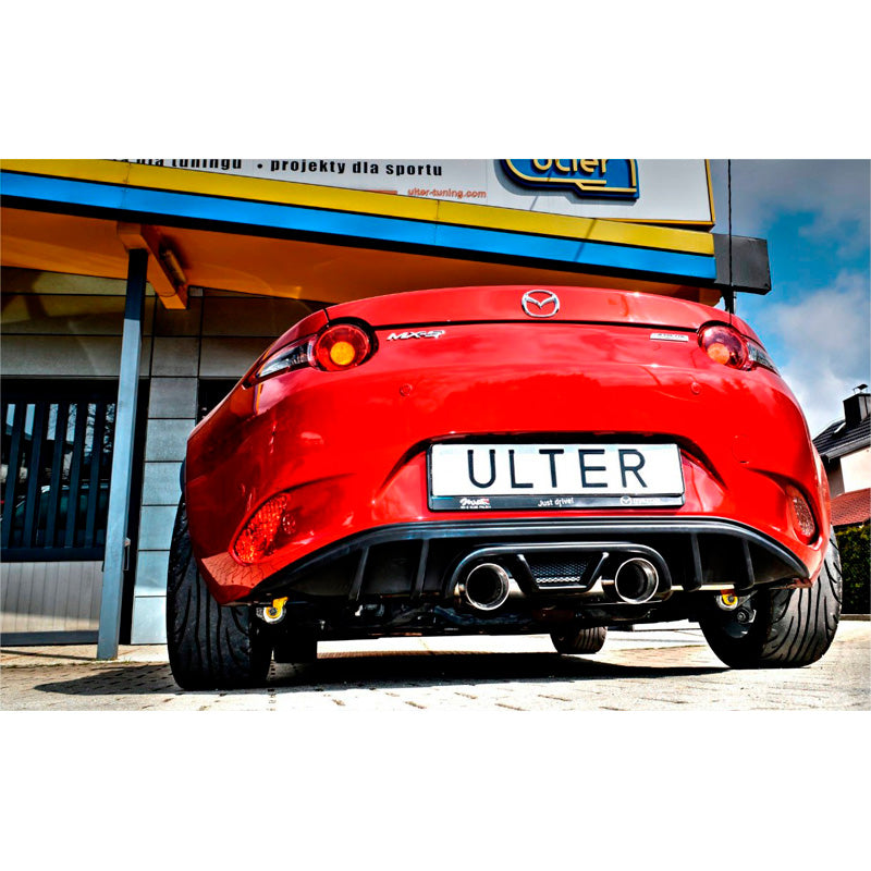 Ulter Sport, Rear Bumper Lower Lip, Gloss Black ABS, Fits Mazda MX-5 ND 2.0 (118kW) 2015-