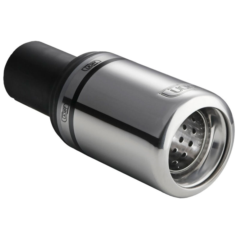 Ulter Sport, Uitlaatsierstuk - Rond Ø80mm Type 2 - Lengte 120mm - Montage ->50mm - Inox
