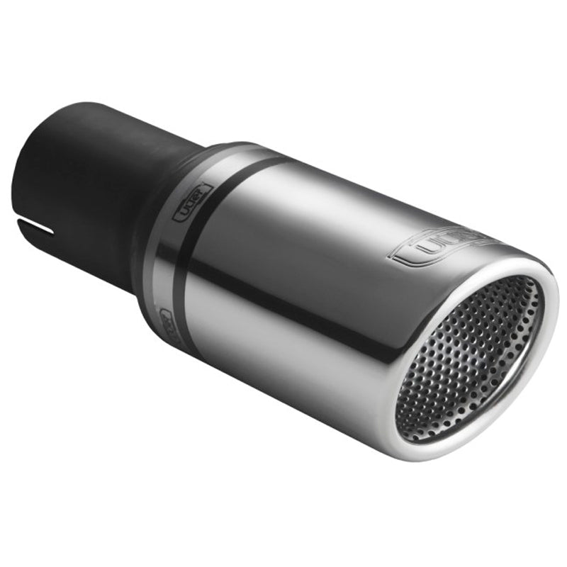 Ulter Sport, uitlaatsierstuk - Rond Ø100mm RS - Lengte 120mm - Montage ->50mm - Inox