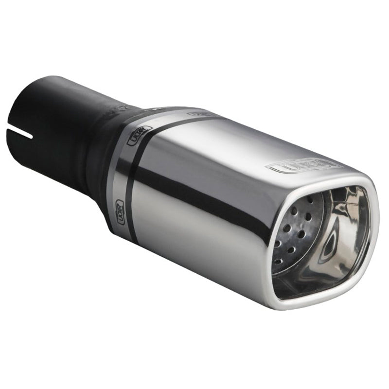 Ulter Sport, Tailpipe - Rectangular 80x65mm - Length 120mm - Installation ->50mm - Inox