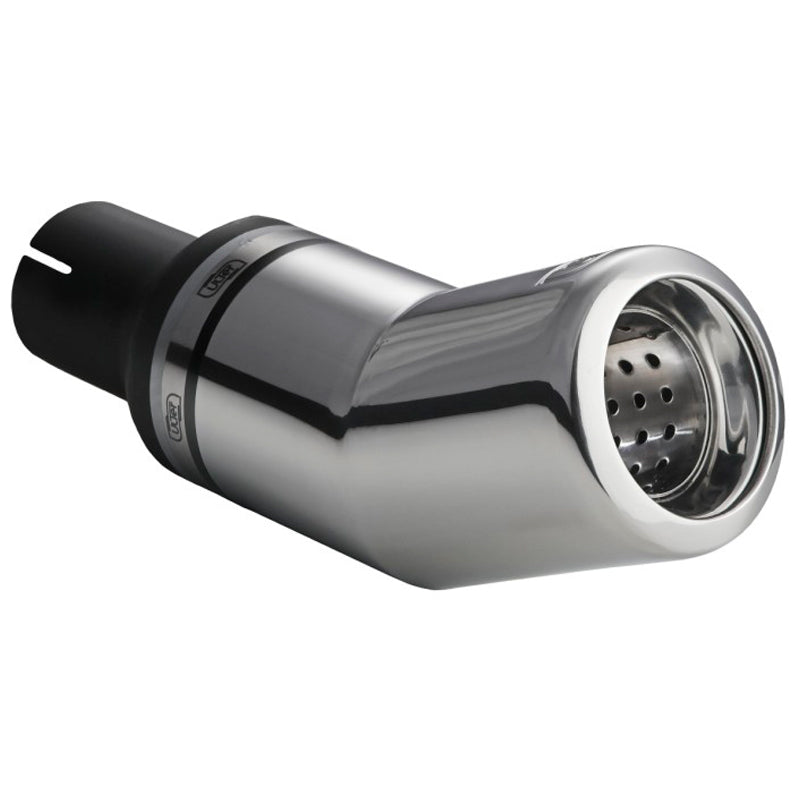 Ulter Sport, Uitlaatsierstuk - Rond DTM Ø80mm - Lengte 170mm - Montage ->50mm - Inox