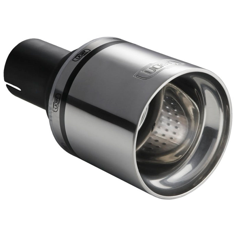 Ulter Sport, Uitlaatpijp - Rond Race Ø100mm - Lengte 120mm - Installatie ->50mm - Inox