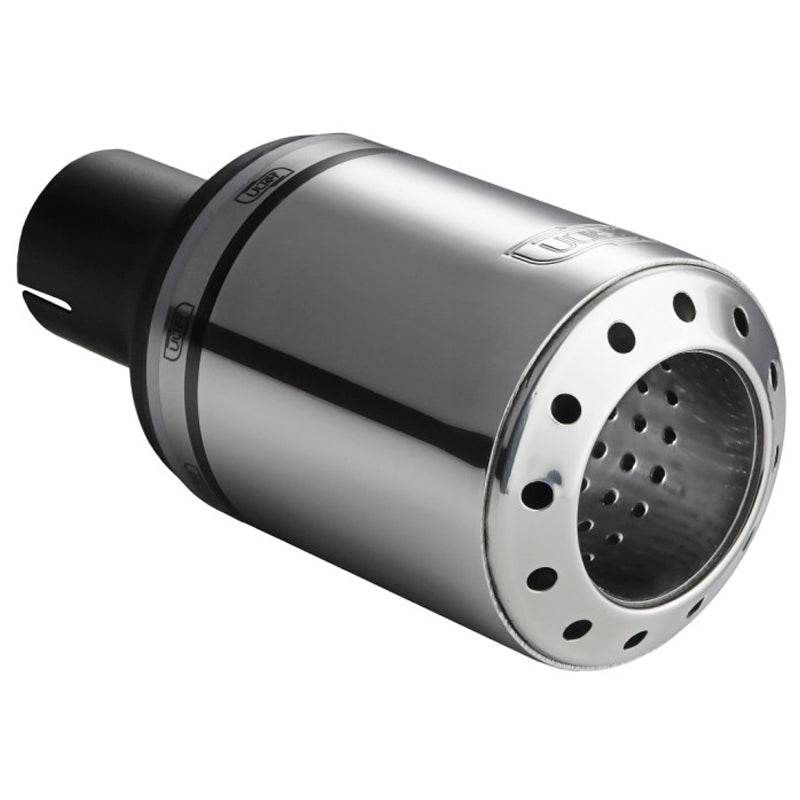 Ulter Sport, Uitlaatpijp - Rond Ø100mm Bullet - Lengte 120mm - Installatie ->50mm - Inox