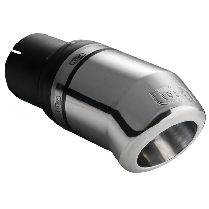 Ulter Sport, Uitlaatsierstuk - Rond Ø80mm naar beneden - Lengte 120mm - Montage ->60mm - Inox
