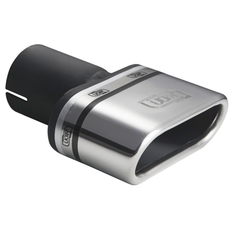 Ulter Sport, Tailpipe - Oval 110x45mm Slanted - Length 80mm - Installation ->50mm - Stainless steel