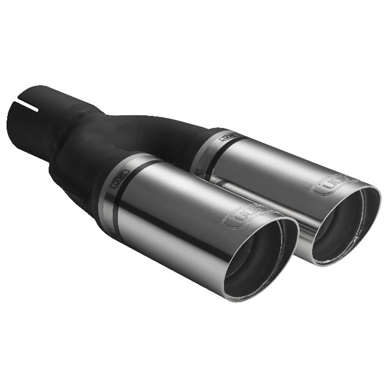 Ulter Sport, Tailpipe - Double Round Ø60mm Race - Length 220mm - Installation ->50mm - Inox