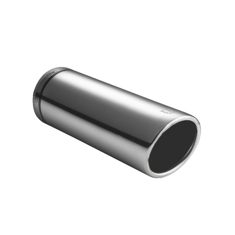 Ulter Sport, Uitlaattip - Rond Ø90mm afgeschuind - Lengte 120mm - Montage 65-80mm - Inox