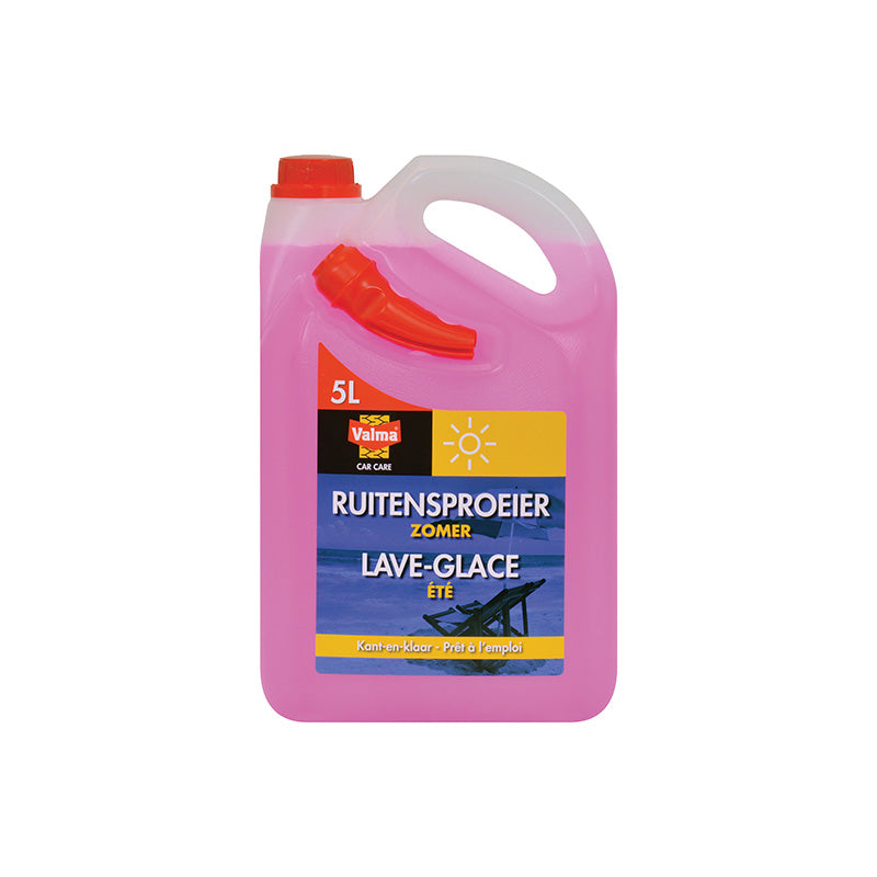 Valma, liquide lave-glace été 5L - visibilité claire