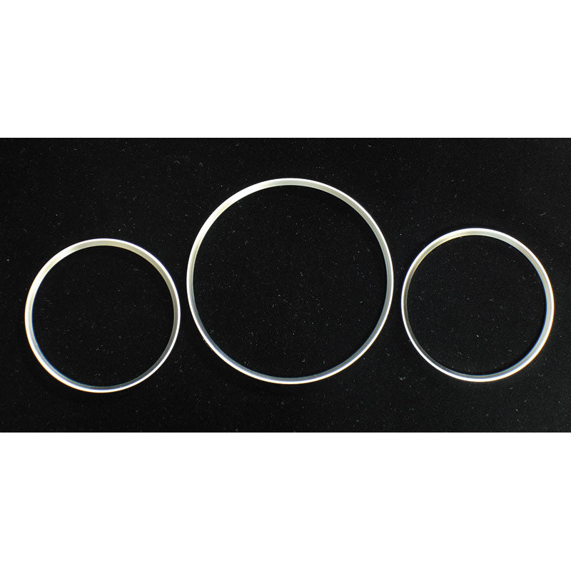 AutoStyle, Chrome Dial Rings for Mercedes C-Class W202 94-95 - Set of 3