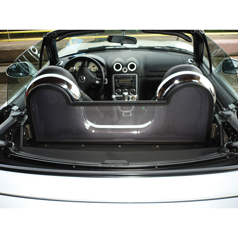 Weyer, wind deflector for convertible, Basic Line, fits Mazda MX 5 Type NA+NB (with bracketl)