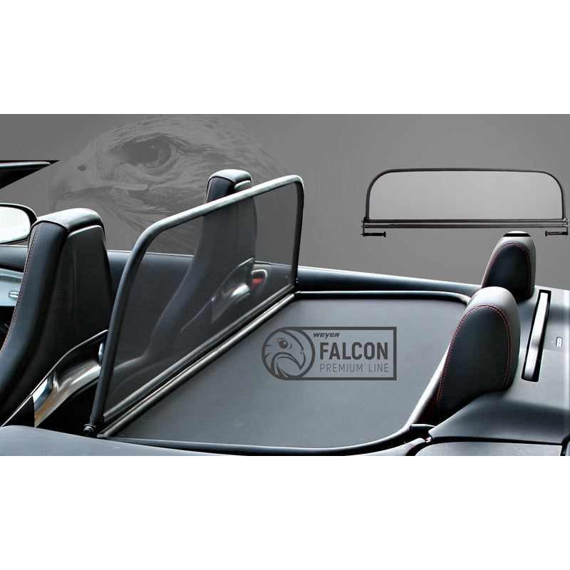 Weyer, pare-vent pour cabriolet, Falcon, compatible avec Mercedes C-Class Convertible (A205) 2016-