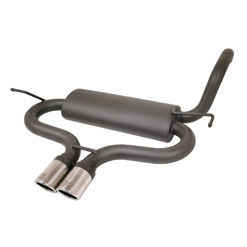Blanco, Double Exhaust for Toyota Aygo, Citroen C1 & Peugeot 107 2005-2014 - Center End Tip 70mm - E-marked Approved